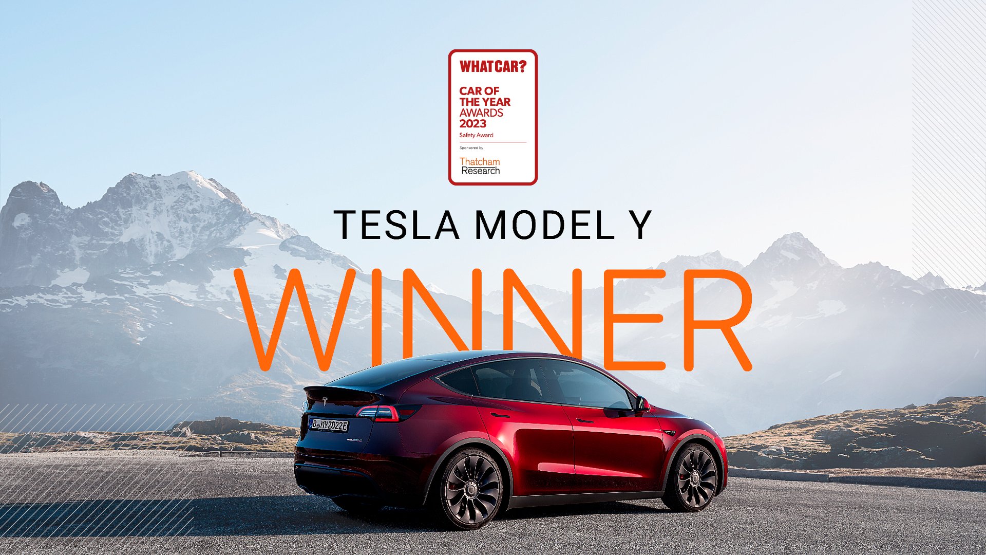 Tesla Model Y won a Safety Award by What Car?