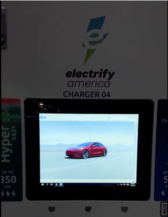 Electrify America Charger Hacked
