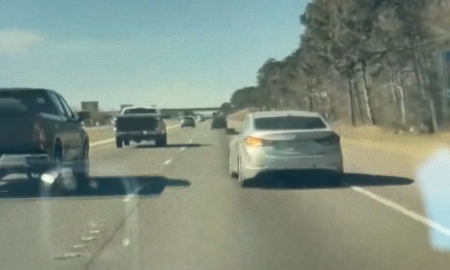 A Tesla Model 3 owner is thanking Tesla's Full Self-Driving (FSD) Beta for slowing down and safely avoiding an accident along I-10 in Baton Rouge, Louisiana, on Saturday.