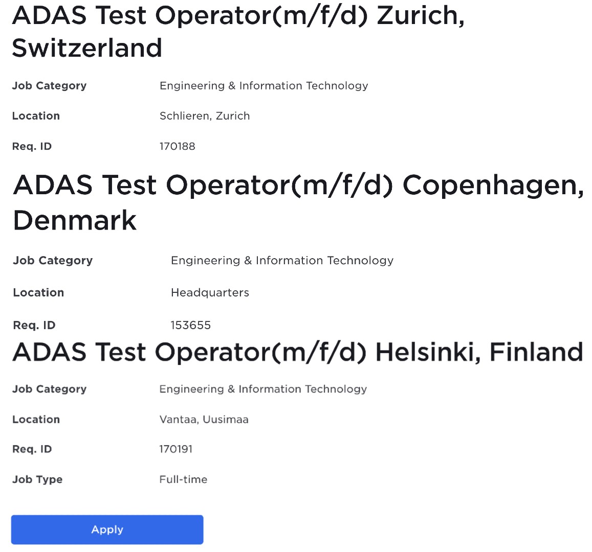 tesla-fsd-europe-adas-test-operator-job-openings