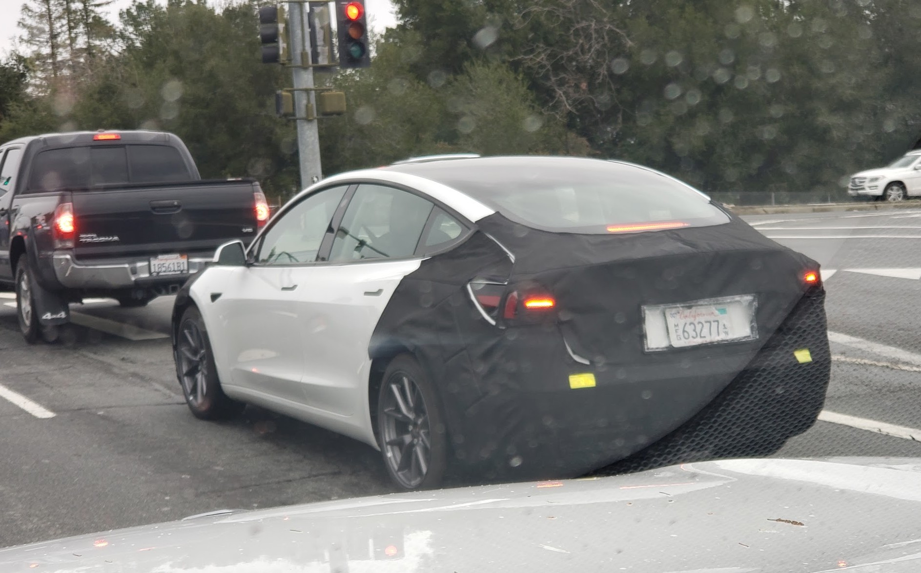 Tesla 'Project Highland' Model 3 spotted on-road testing