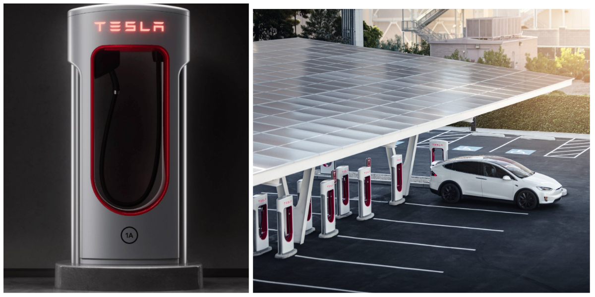 Moab UT - Tesla Supercharger with Magic Dock is up!