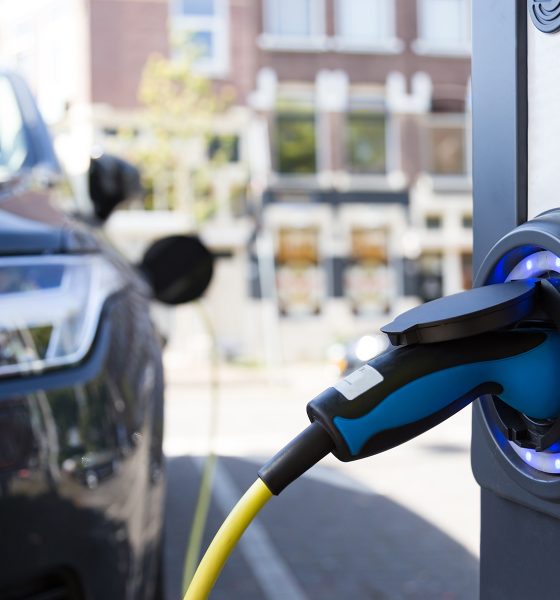 ev plugged in
