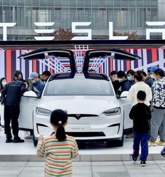 Tesla showroom in China