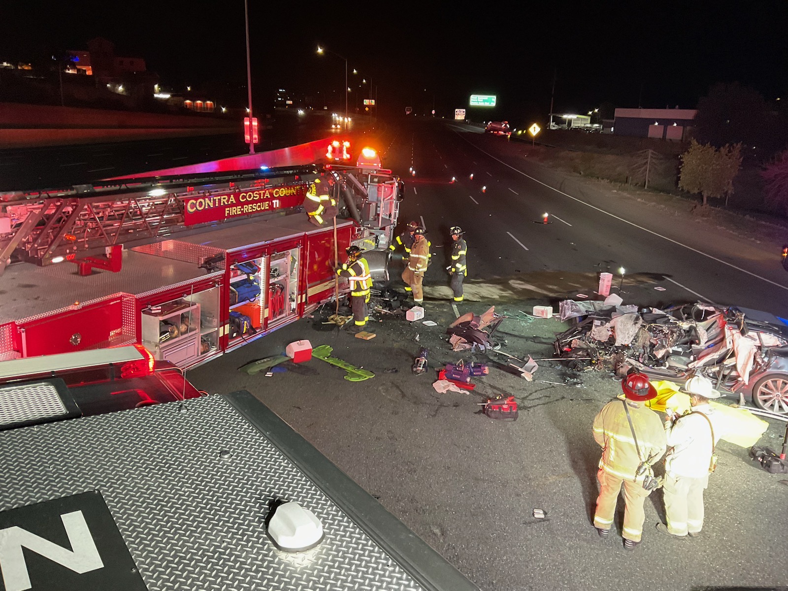 tesla accident