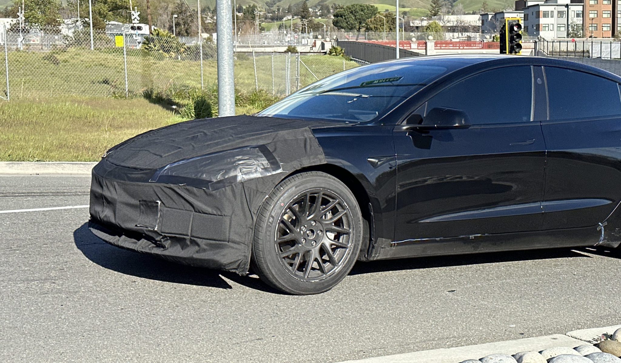 Tesla Model 3 'Highland' Refresh spotted with neverbeforeseen wheels