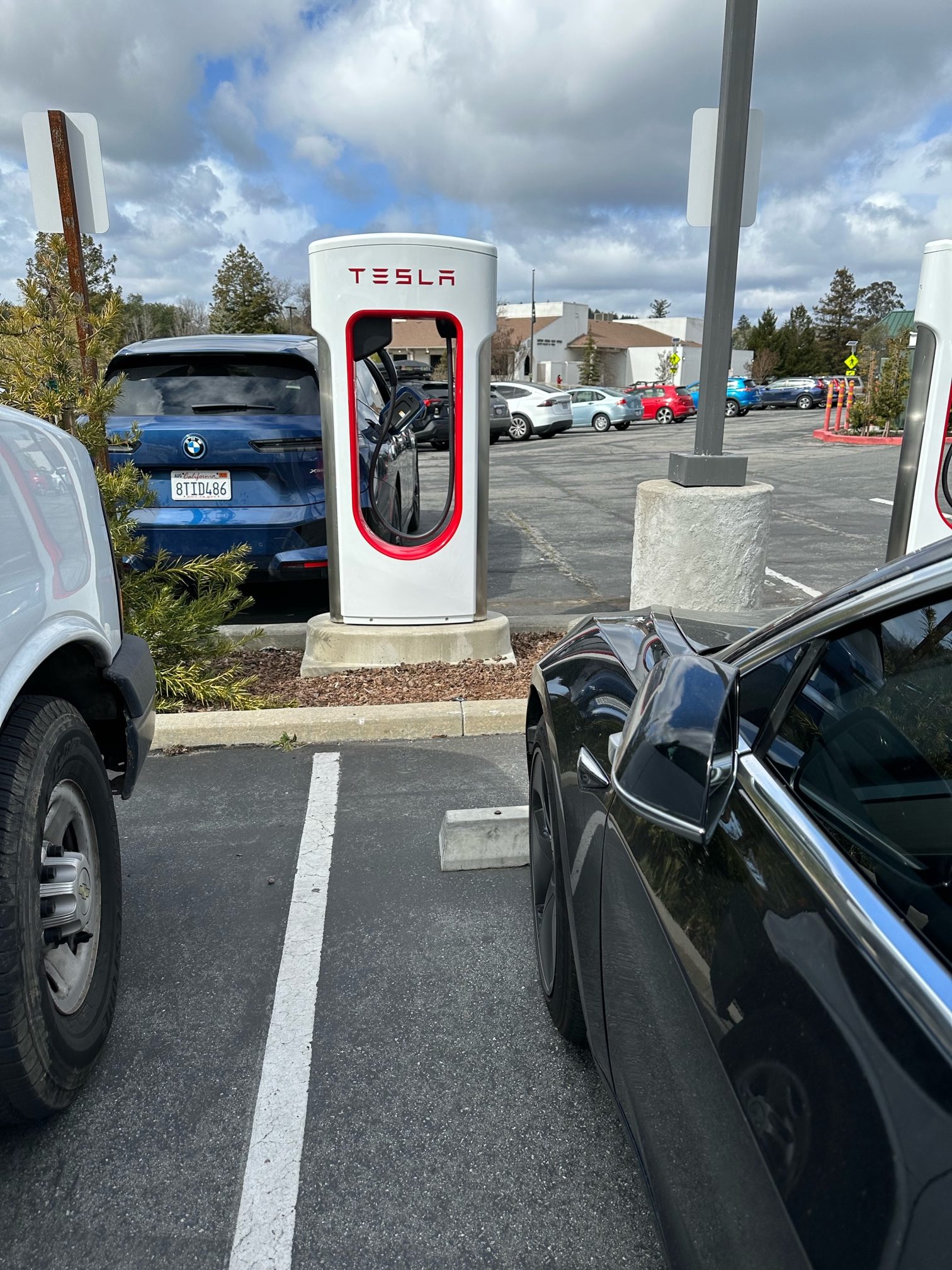 Tesla prepares more Superchargers for Magic Dock installation