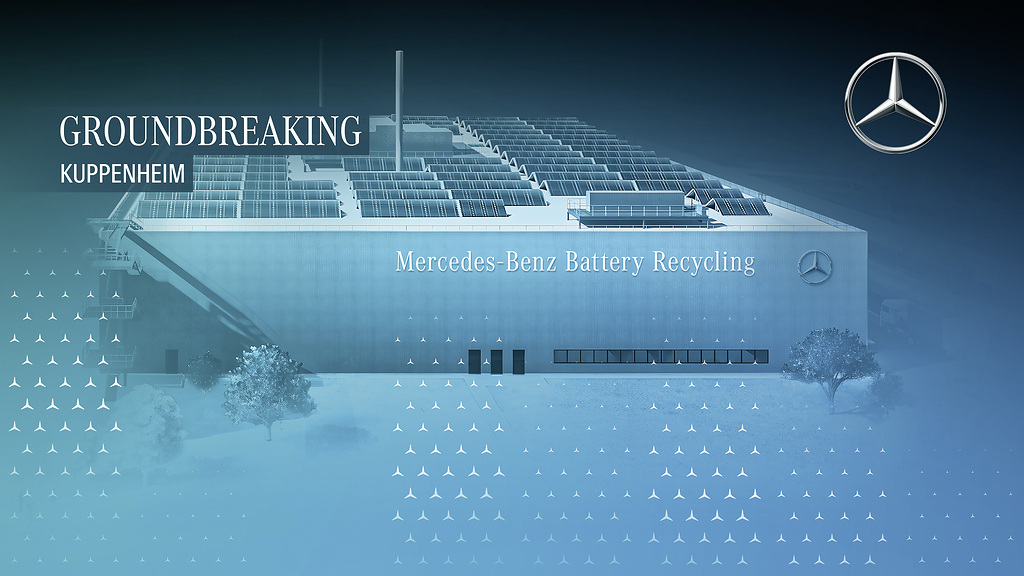 Mercedes legt Grundstein für neue Batterierecyclinganlage in Deutschland