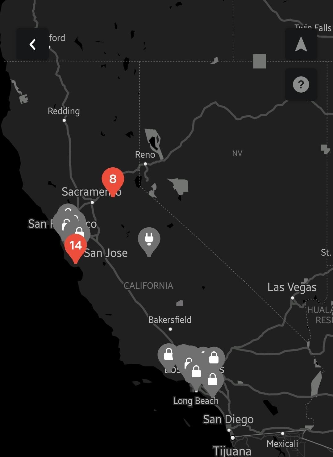 Tesla App California