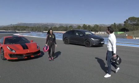 Tesla Model X Drag Race