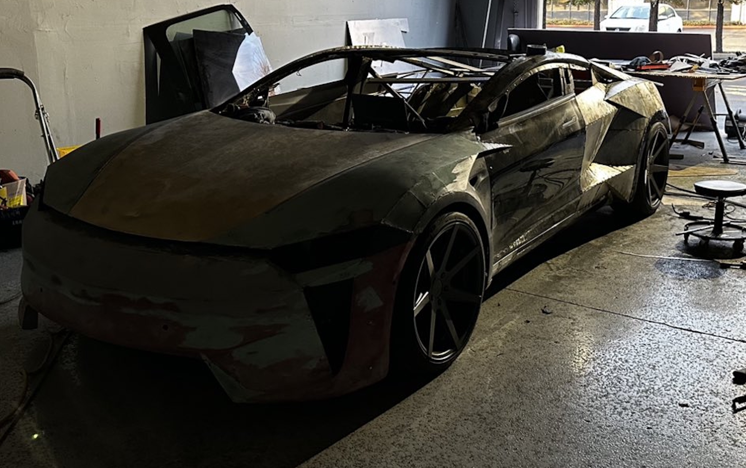 Photo of Un fan de Tesla crea un ‘CyberRoadster’ usando partes del Model 3 Performance