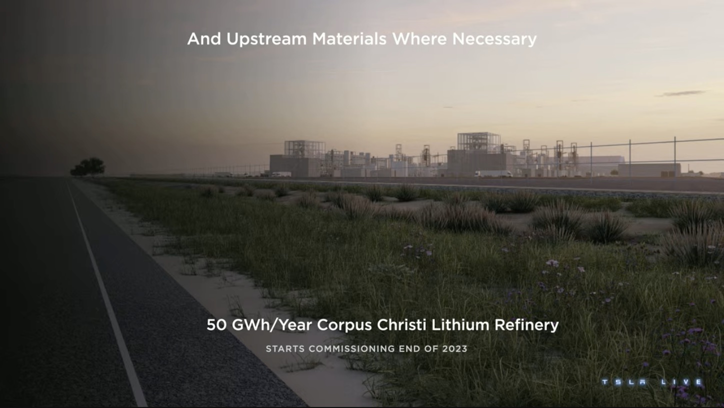 Tesla Lithium Refinery to start commission by the end of the year