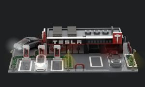 tesla center lego