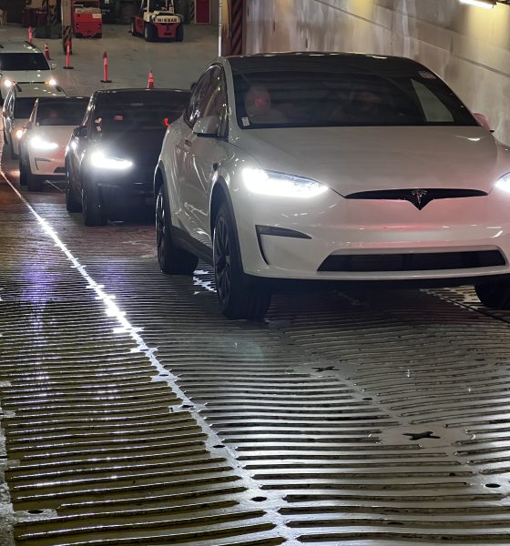 tesla exports