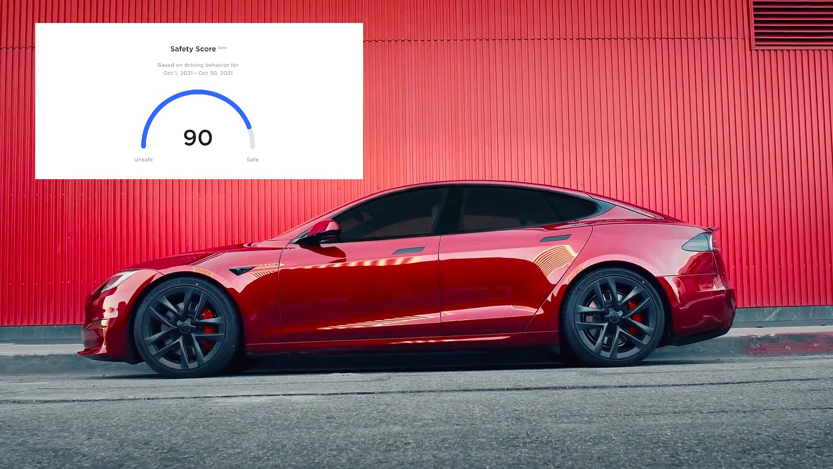 tesla safety score