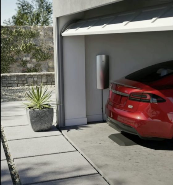 tesla using a wireless charger