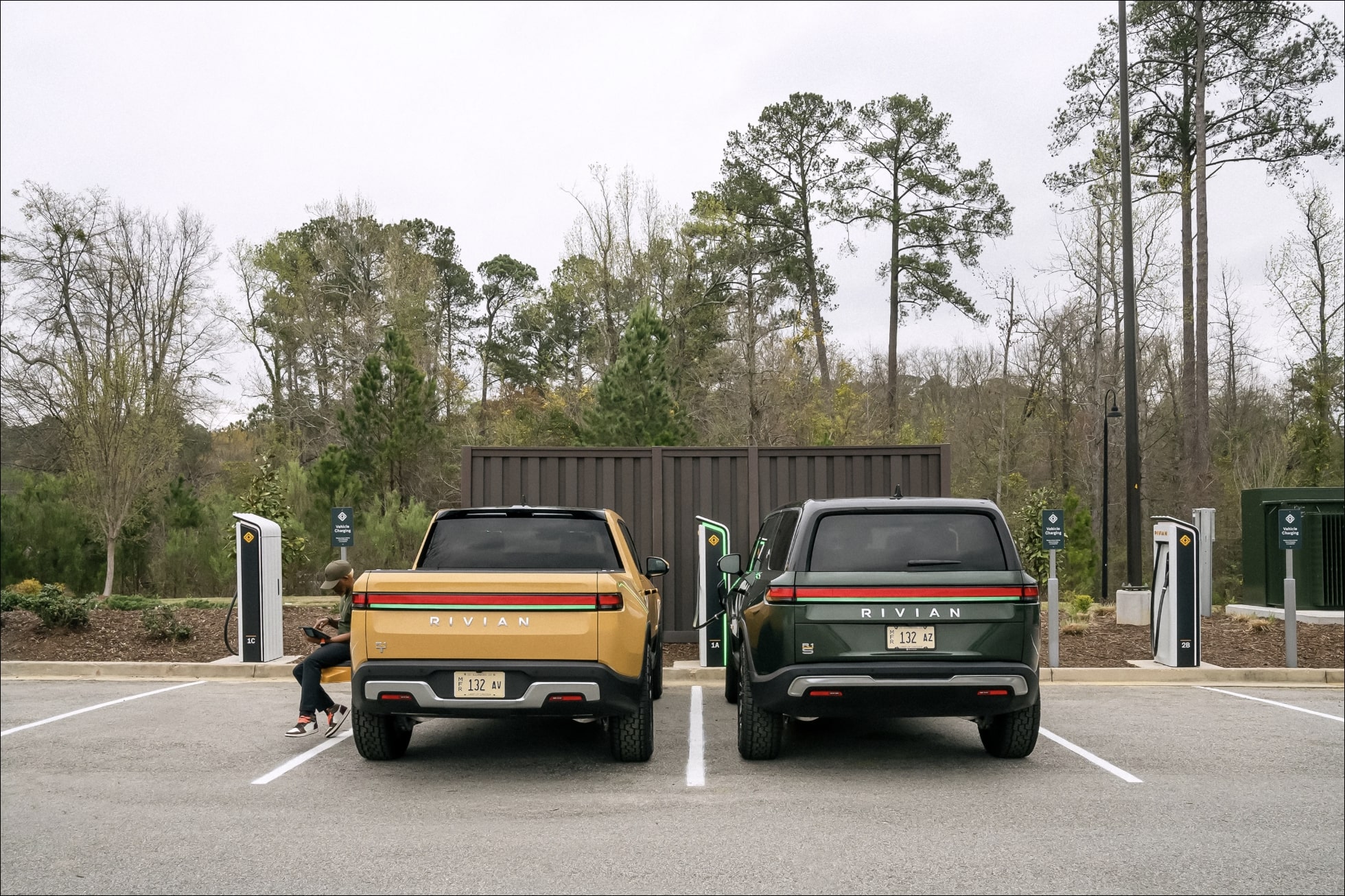Rivian Parked