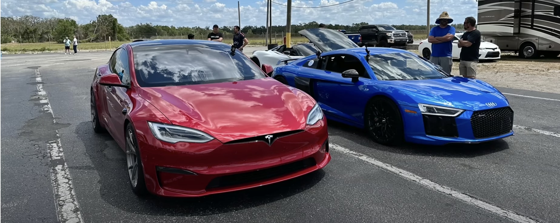 Tesla Model S Plaid Drag Strip