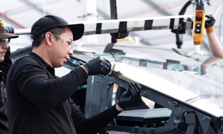 tesla cybertruck pilot line