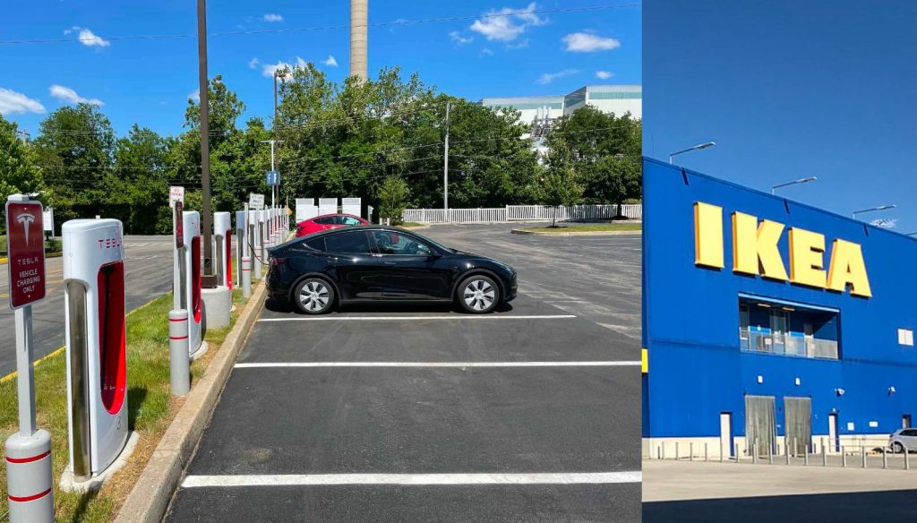 Tesla Supercharger station goes live at IKEA in PA