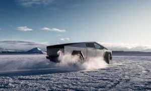 tesla cybertruck winter