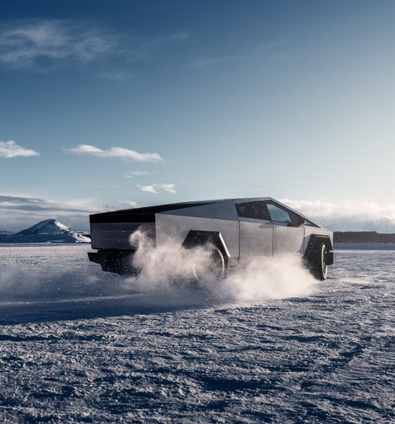 tesla cybertruck winter