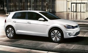 volkswagen e-golf on road