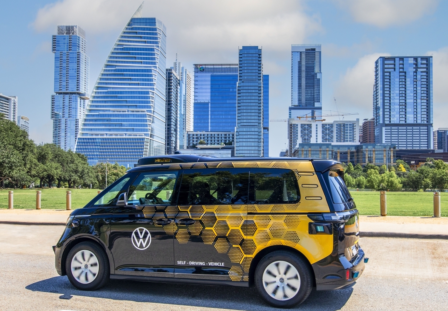 Volkswagen autonomous driving test program Texas