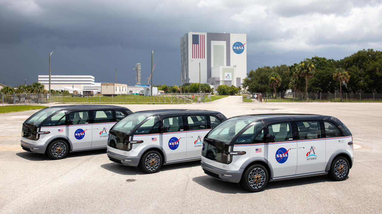 Canoo delivers three Crew Transportation Vehicles to NASA