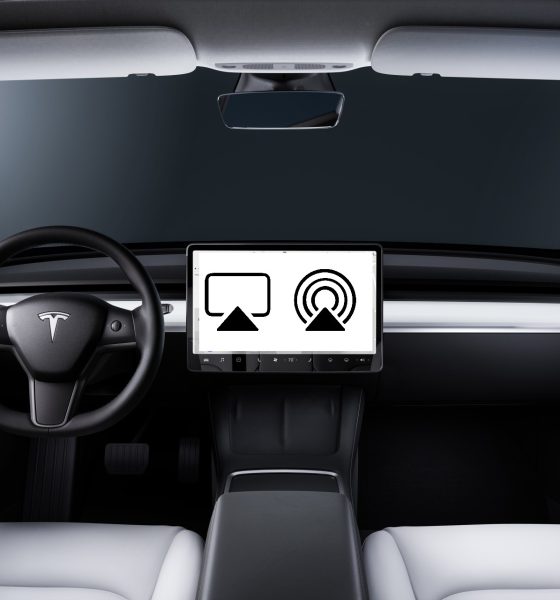 tesla apple airplay