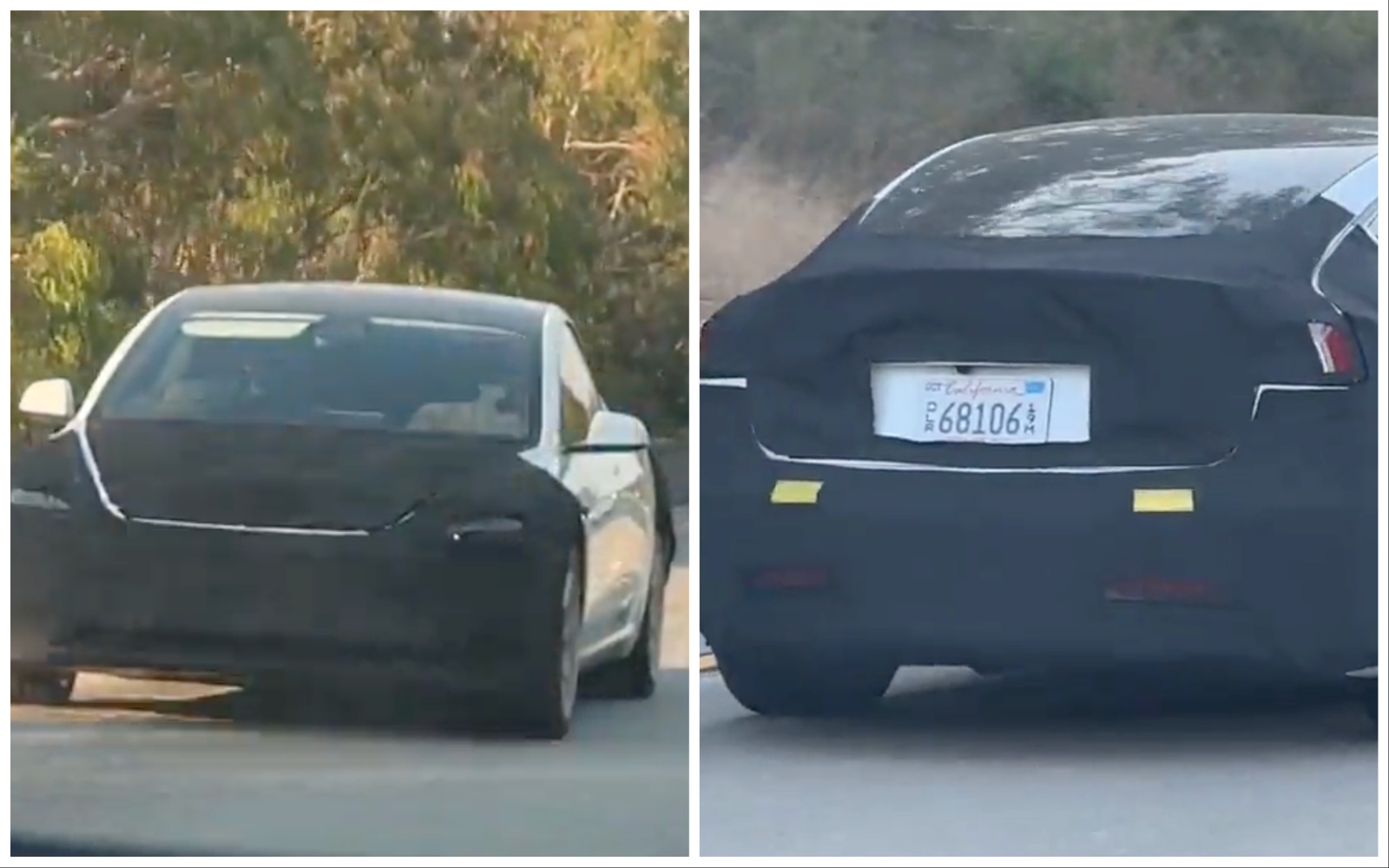 Tesla Model 3 Highland Spotted Uncovered in the US