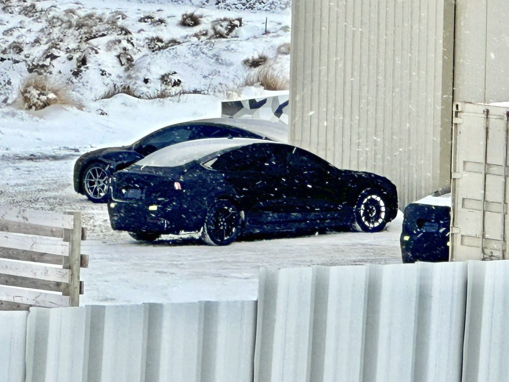 Apparent Tesla Model 3 Project Highland unit spotted winter testing in NZ