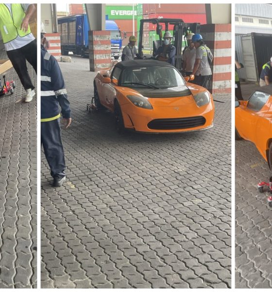 tesla roadster trio
