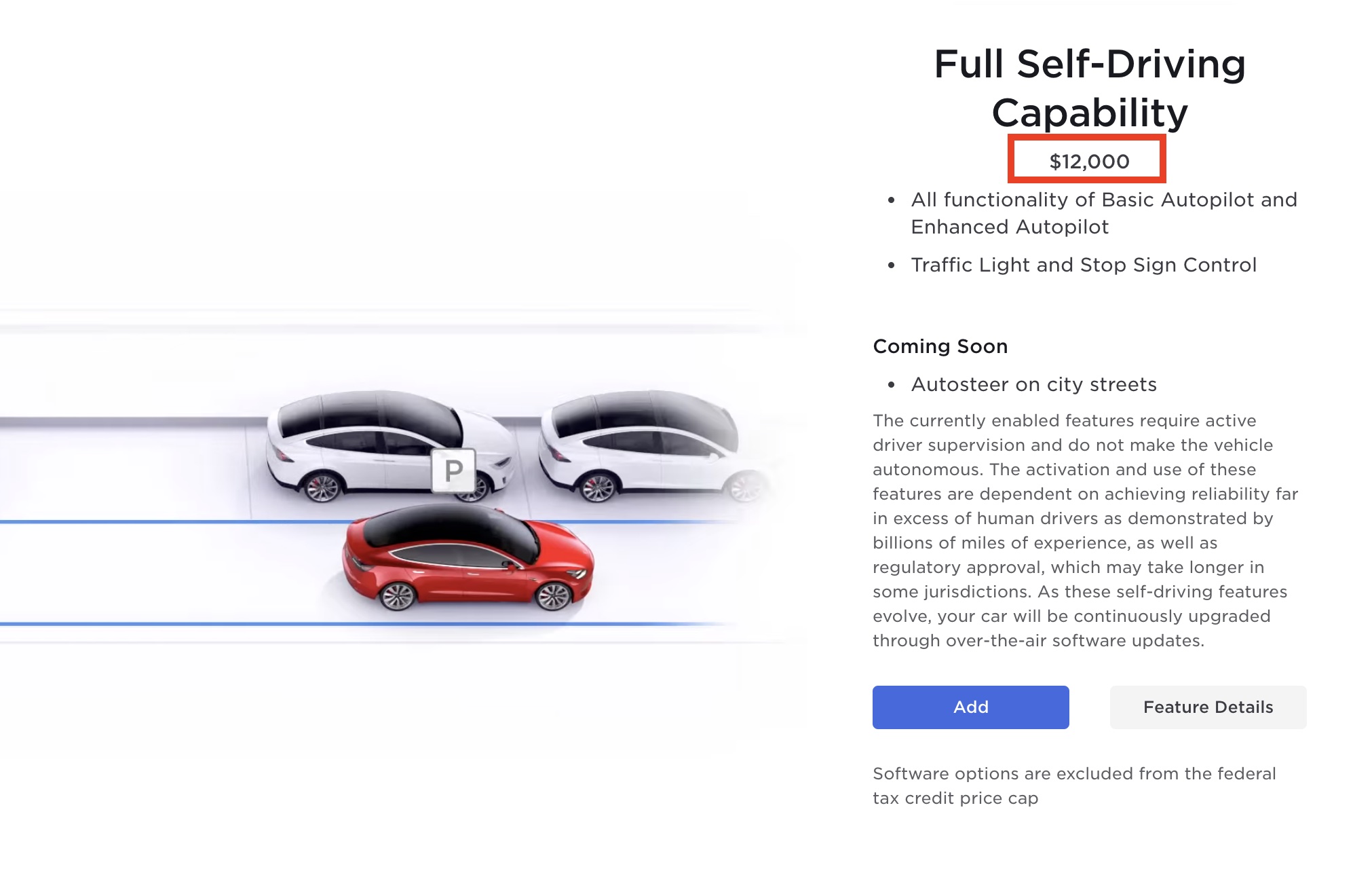 Tesla FSD Price cut