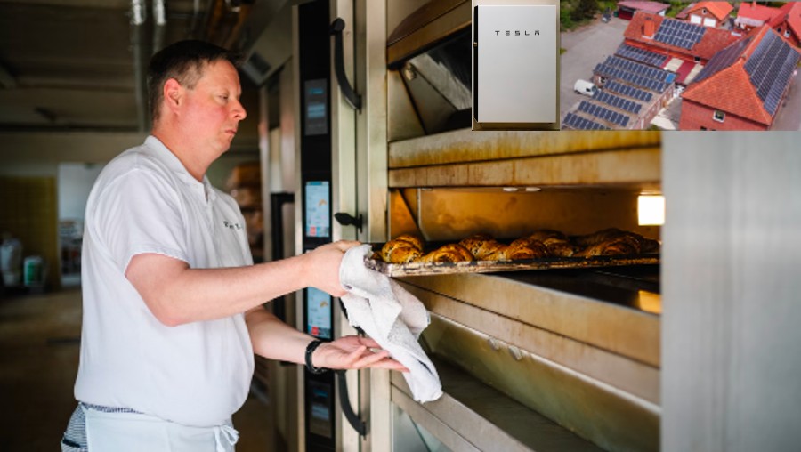 Tesla-powerwall-solar-bakery-germany