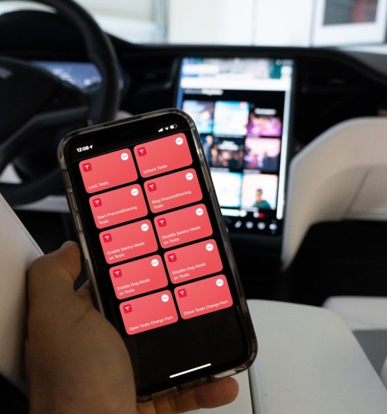 tesla apple shortcuts