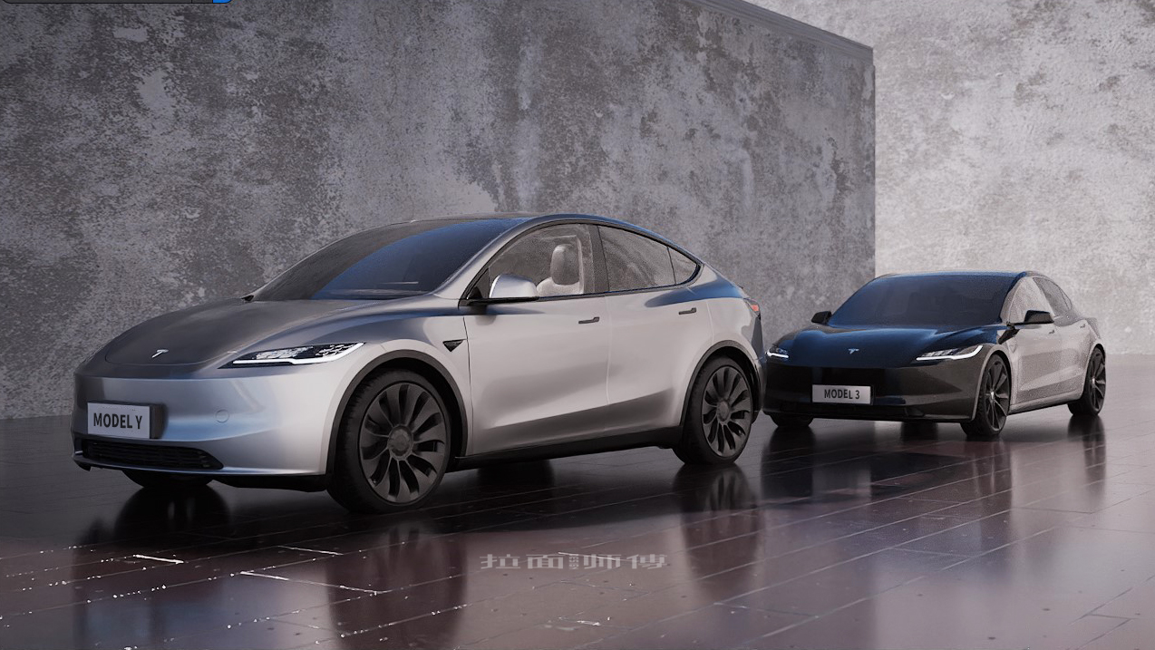 Tesla Model Y Facelift Juniper zeigt auf Renderbildern Ähnlichkeiten zum Model  3 Highland -  News