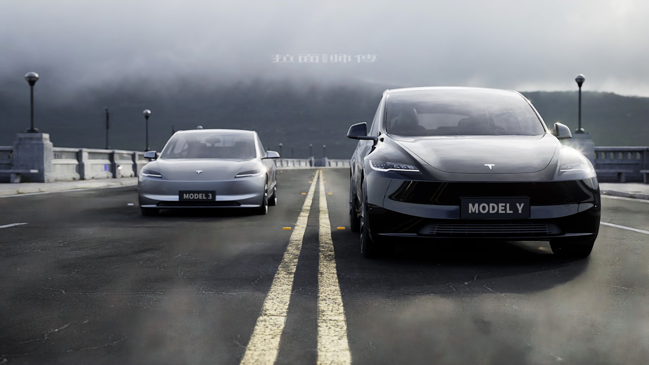 Tesla Model Y Facelift Juniper zeigt auf Renderbildern Ähnlichkeiten zum Model  3 Highland -  News