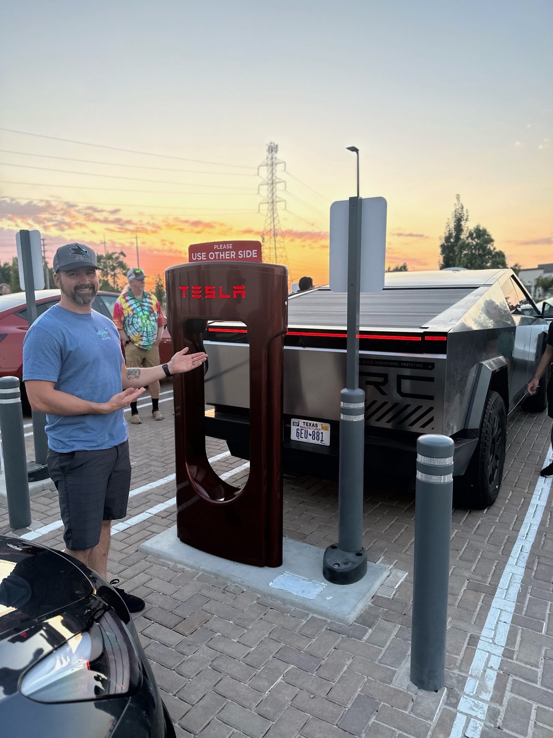 Tesla Cybertruck spotted charging at 50,000th Supercharger