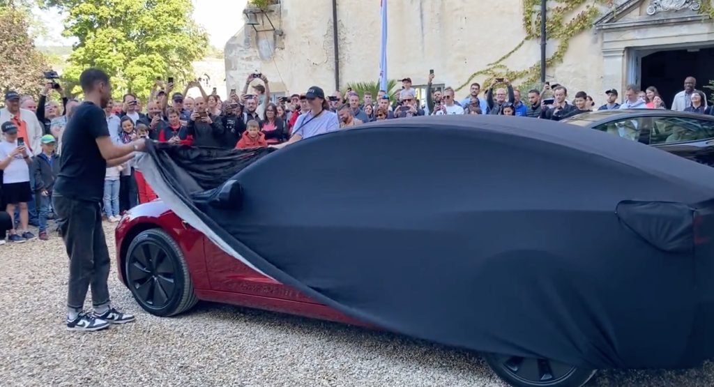 Tesla Mannequin 3 Highland unveiled at Homeowners Membership occasion in France