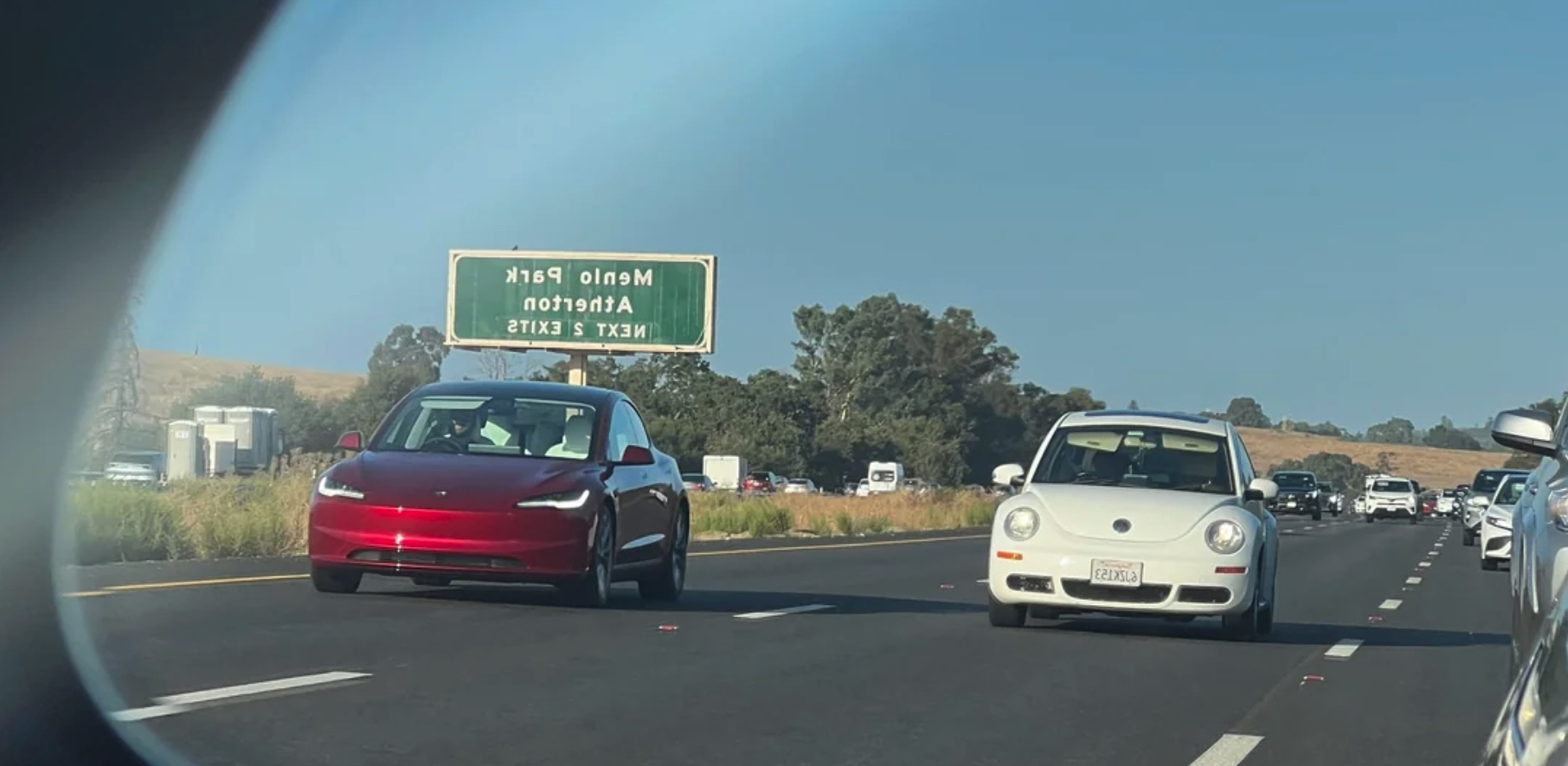 Tesla Model 3 Highland spotted driving uncovered in California