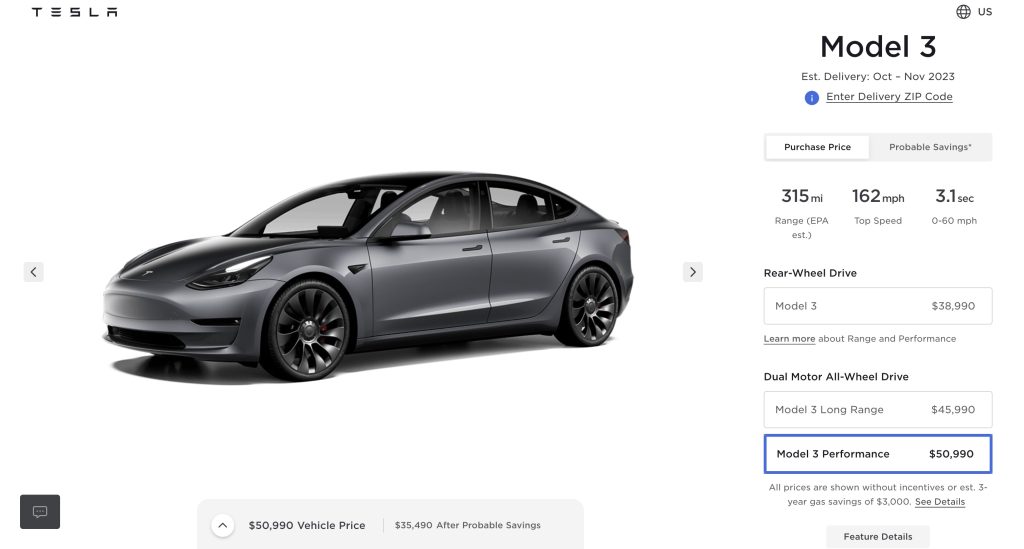 Tesla Model Y and Model 3 receive fresh price cuts in the US