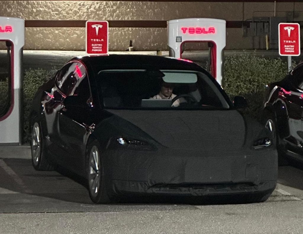 Tesla's Model 3 Highland spotted again in the U.S., this time covered