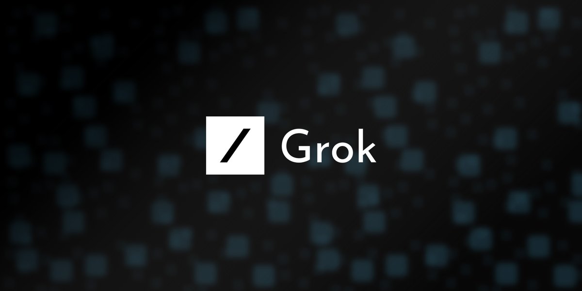 Grok ai logo elon musk TESLARATI