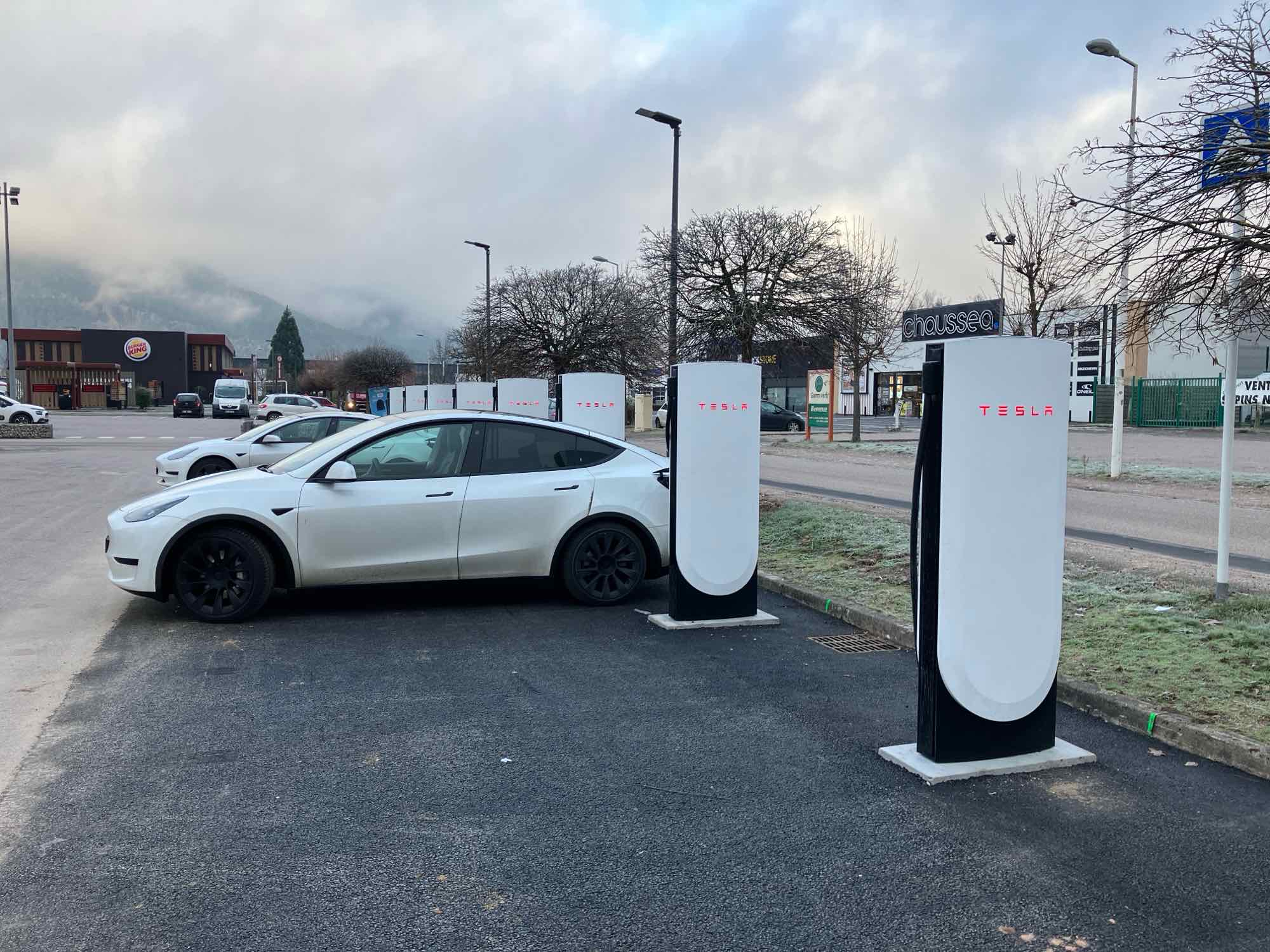 Tesla V4 Supercharger installation ramping in Europe