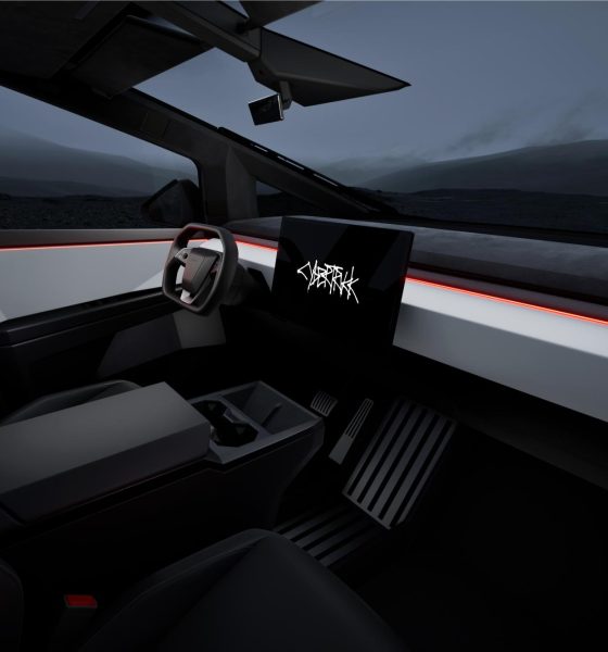 tesla cybertruck interior