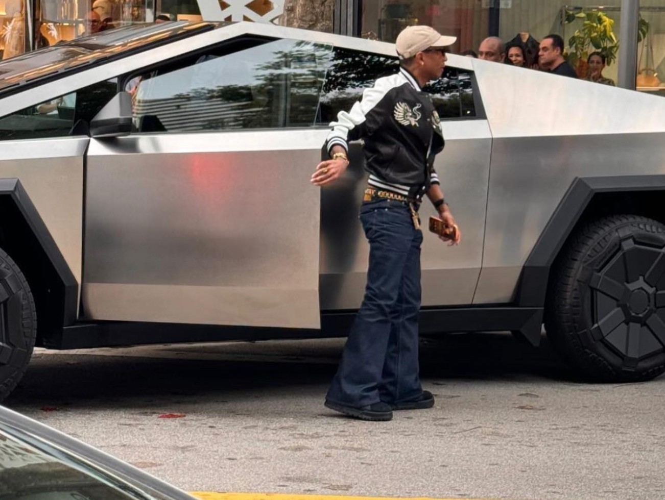 Tesla Cybertruck lands in the hands of Pharrell for early celebrity  deliveries