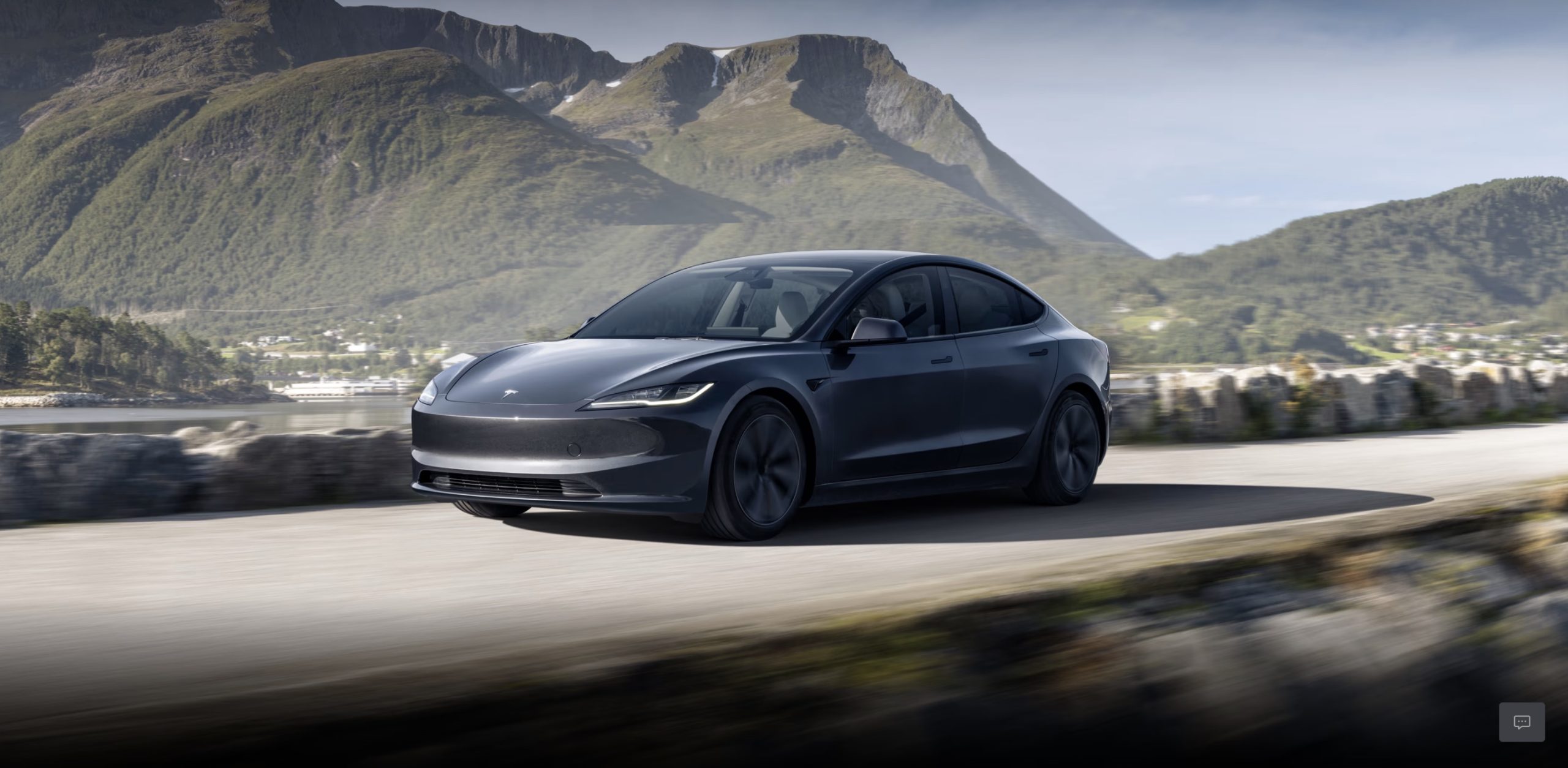 The new Tesla Model 3 Highland is shown here – Invoice Pricing