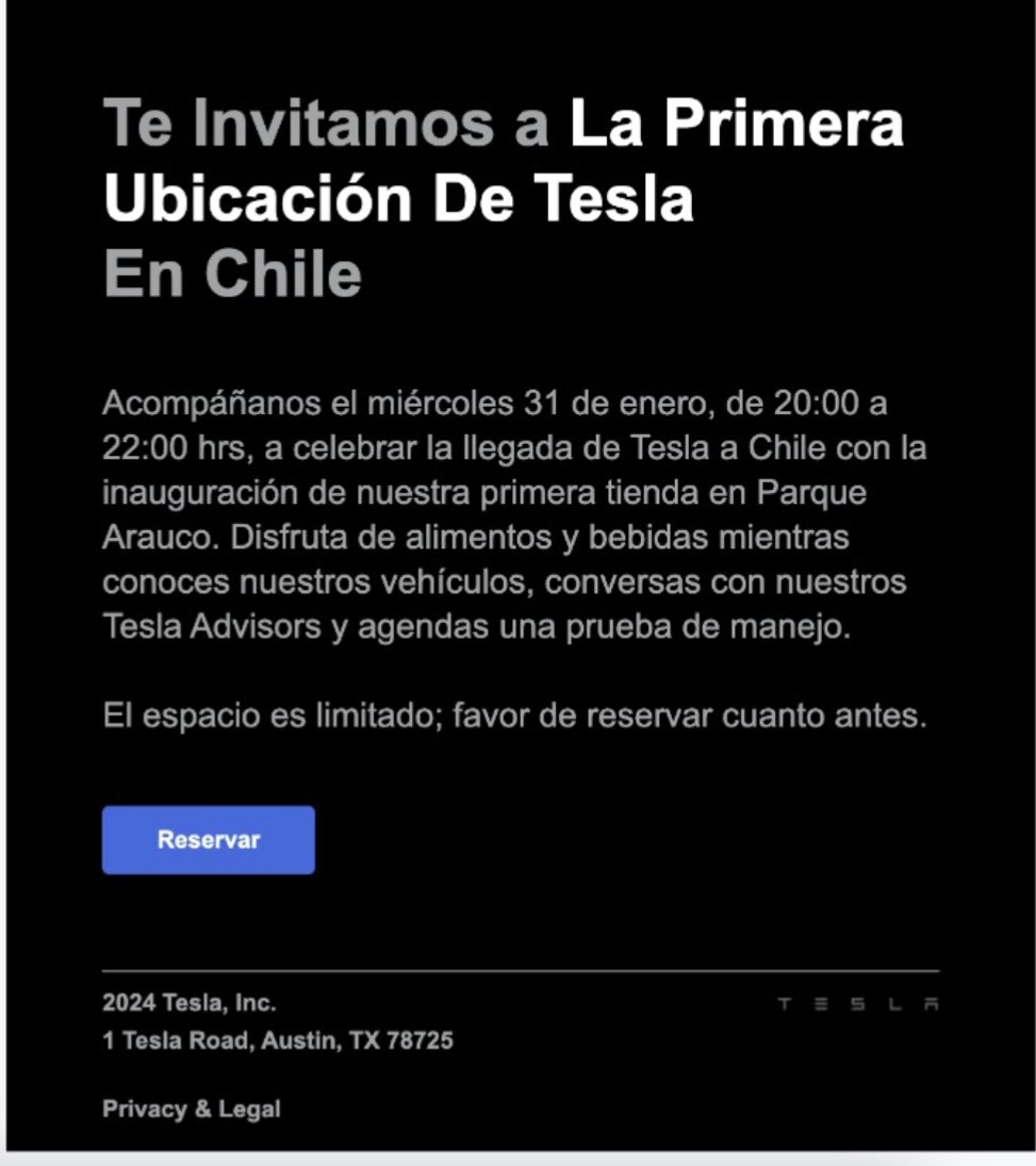 tesla-store-in-chile-screenshot-of-email-maxcorreaf
