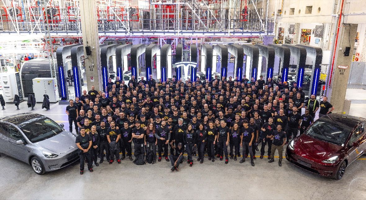 Tesla Giga Berlin Model Y production appears to have quietly reached 6k per week Auto Recent